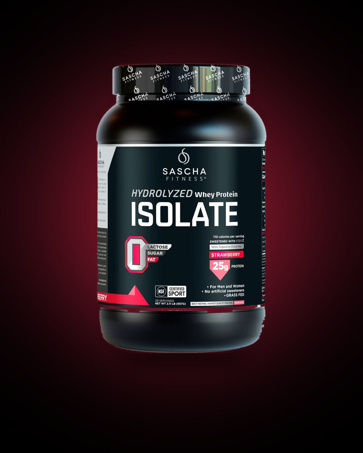 Whey Protein Isolate Hidrolizada Strawberry